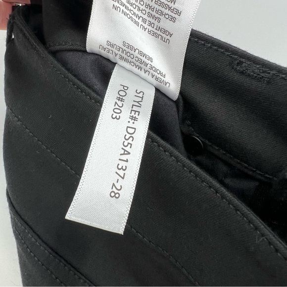 Dish by DU/ER Performance Denim Never Fade Skinny Black Jeans Size 30X28 - Picture 7 of 12